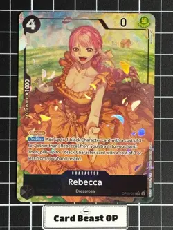 Rebecca OP05-091 SR AA Alt Art English One Piece Card Game CCG TCG - Image 1