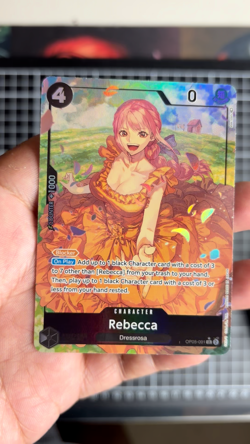 Rebecca OP05-091 SR AA Alt Art English One Piece Card Game CCG TCG - Image 2