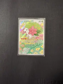 Shaymin 185/182 Destined Rivals Full Art Illustration Rare Pokemon Card NM - Image 1