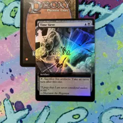 Time Sieve Extended Art Foil Mtg Play Test Card - Image 1