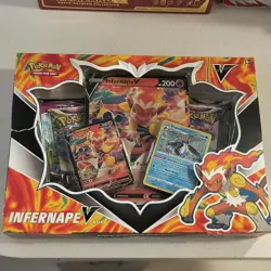 Pokemon TCG Infernape V Box Promo Booster Oversized Card Empoleon - Image 1