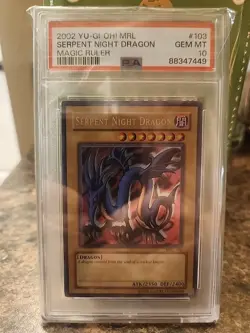 Yu-Gi-Oh Serpent Night Dragon Magic Ruler MRL-103 Unlimited Secret Rare Card - Image 1