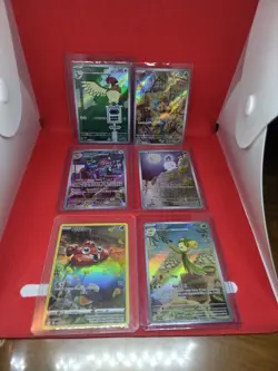 Pokemon Card Lot x6 - Japanese & Illustration Rare - Paras, Litwick, Porygon-Z - Image 1