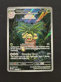 Pokemon TCG Exeggutor 135/132 ME01: Mega Evolution Illustration Rare Near Mint - Image 1