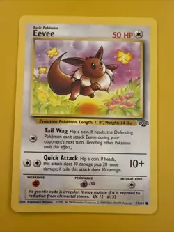 Pokemon TCG Eevee Jungle 51/64 Regular Unlimited Common - Image 1