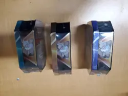 Pokemon TCG Walgreens Excl. Triple Whammy Tin Set Collector Tins Set of 3 Sealed - Image 3