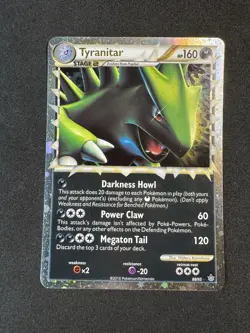 Tyranitar Prime 88 Unleashed HeartGold & SoulSilver Pokemon - Image 1