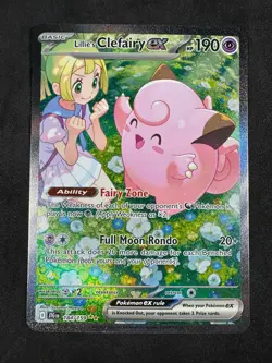 Pokemon TCG LILLIE'S CLEFAIRY Special Illustration Rare Journey Together 184/159 - Image 1