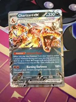 Charizard EX 125/197 Double Rare Obsidian Flames 2023 - Pokemon Card TCG - Image 1