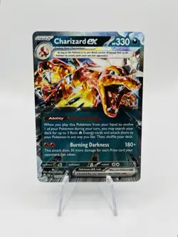 Pokemon TCG Charizard ex 125/197 Double Rare SV03: Obsidian Flames - Image 1