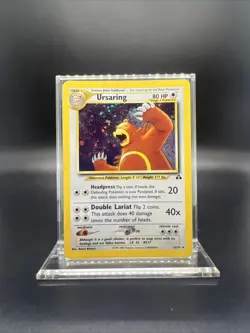 Pokemon Ursaring 15/75 Neo Discovery Holo - HEAVY PLAY - Image 1