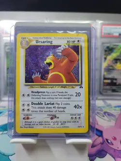Pokemon Ursaring 15/75 Neo Discovery Holo - HEAVY PLAY/DMG - Image 1