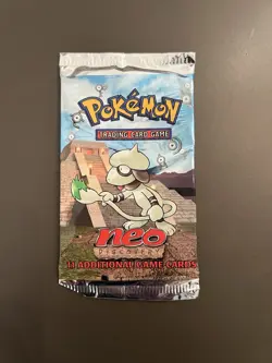 2000 Pokemon Neo Discovery Booster Pack Sealed * Smeargle Art WOTC * 21.16 HEAVY - Image 1