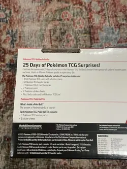 Pokemon TCG 2025 Holiday Advent Calendar Pokeball 2-Pack Costco Bundle - Image 5