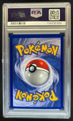 1999 Pokemon German 1st Edition Hitmonchan Nockchan Holo #7/102 PSA 8 - Image 2