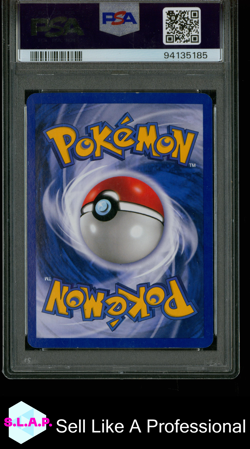 GENGAR-HOLO 1ST EDITION POKEMON GERMAN FOSSIL 2000 5 PSA 7 - Image 2