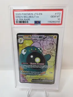 PSA 10 Pokemon Ionos Bellibolt EX 172/159 Ultra Rare Full Art Journey Together - Image 1