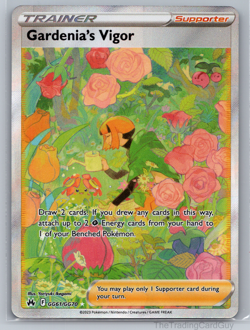 Gardenia's Vigor GG61/GG70 Pokemon TCG Crown Zenith: Galarian Gallery Holo NM - Image 1