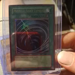 Yu-Gi-Oh! TCG Mystical Space Typhoon Magic Ruler MRL-047 Unlimited Ultra Rare - Image 1