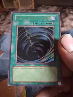 Yu-Gi-Oh! TCG Mystical Space Typhoon Magic Ruler MRL-047 Unlimited Ultra Rare - Image 2