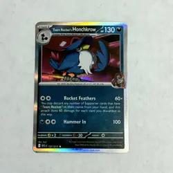 Ascended Heroes Team Rocket's Honchkrow Rare Holo #127/217 Pokemon TCG - Image 1