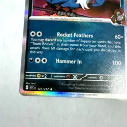 Ascended Heroes Team Rocket's Honchkrow Rare Holo #127/217 Pokemon TCG - Image 3