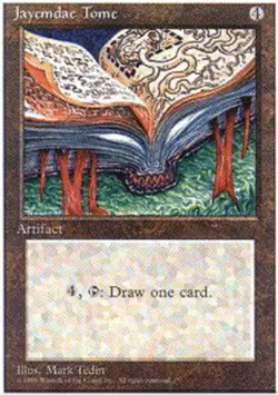 Moderate Play, English MTG Regular Jayemdae Tome 4th Edition Magic the Gathering - Image 1