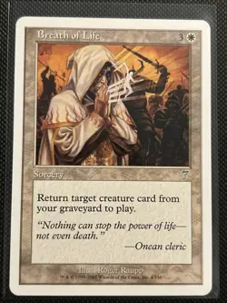 Breath of Life 7th Edition Regular Magic the Gathering MTG TCG - Image 1