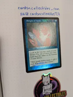 MTG Magic the Gathering English 7th Edition - Sleight of Hand FOIL - Image 2