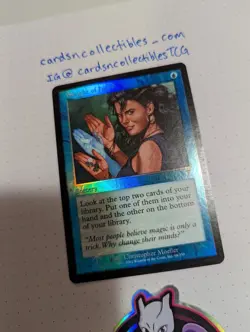 MTG Magic the Gathering English 7th Edition - Sleight of Hand FOIL - Image 3