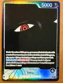 OP13-079 Imu Alternate Art English Leader One Piece Card Carrying On His Will - Image 1