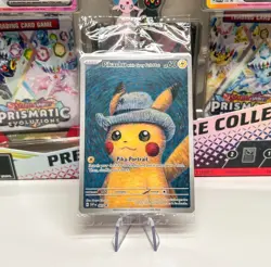 Pikachu with Gray Felt Hat Van Gogh Promo SVP #085 Pokemon Sealed 2X - Image 1
