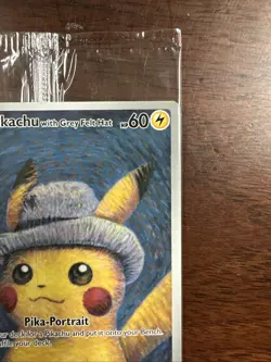 Pikachu with Gray Felt Hat Van Gogh Promo SVP #085 Pokemon Sealed - Image 3