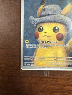 Pikachu with Gray Felt Hat Van Gogh Promo SVP #085 Pokemon Sealed - Image 5