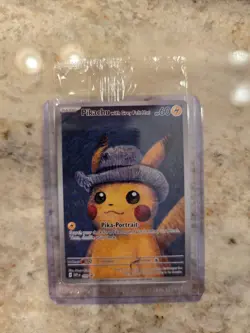 Pikachu with Gray Felt Hat Van Gogh Promo SVP #085 Pokemon Sealed - Image 1