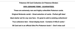 Pokemon Full Binder with Holo Cards in Bundle Rare Starter Set Deck Collection - Image 2