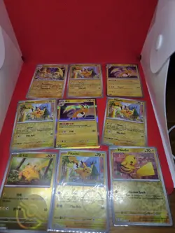 Pokemon Pikachu & Raichu Card Lot x9 - Japanese & Chinese - Holo / NM - Image 1
