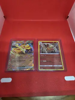 Pokemon Charizard Card Lot x2 - Charizard ex & Pokemon GO Charizard - NM - Image 1