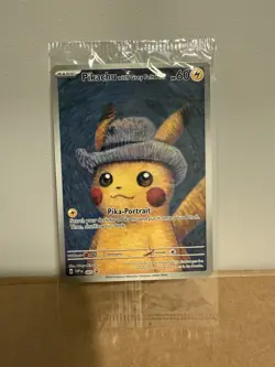 Pikachu with Gray Felt Hat Van Gogh Promo SVP #085 Pokemon Sealed UK SELLER - Image 1