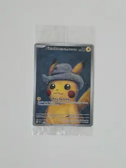 SEALED Pikachu with Gray Felt Hat Van Gogh Promo SVP #085 Pokemon - Image 1
