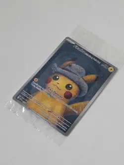 SEALED Pikachu with Gray Felt Hat Van Gogh Promo SVP #085 Pokemon - Image 2