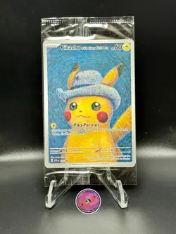 Pikachu with Gray Felt Hat Van Gogh Promo SVP #085 Pokemon Sealed - Image 1