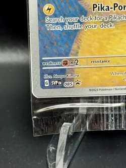 Pikachu with Gray Felt Hat Van Gogh Promo SVP #085 Pokemon Sealed - Image 4
