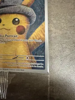 Pikachu with Gray Felt Hat Van Gogh Promo SVP #085 Pokemon Sealed - Image 4