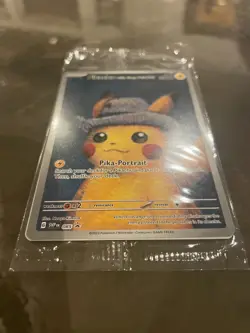 Pikachu with Gray Felt Hat Van Gogh Promo SVP #085 Pokemon - Sealed - Image 2