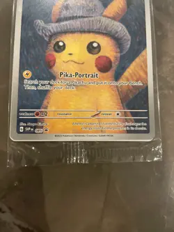 Pikachu with Gray Felt Hat Van Gogh Promo SVP #085 Pokemon - Sealed - Image 4