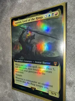 Sauron, Lord of the Rings (Extended Art Foil) Lord of the Rings 0092 NM - Image 4