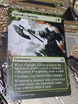 Garruk's Uprising U Wilds of Eldraine: Enchanting Tales 53 NM - Image 1