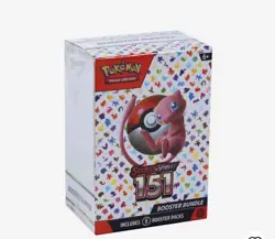 Pokemon Scarlet & Violet 151 Booster Bundle Box with 6 Packs, Mew, English - Image 1