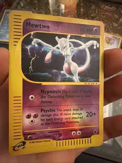 Mewtwo 20/165 Holo - Expedition Set RARE Pokemon TCG E Reader 2002 REVERSE HOLO - Image 1
